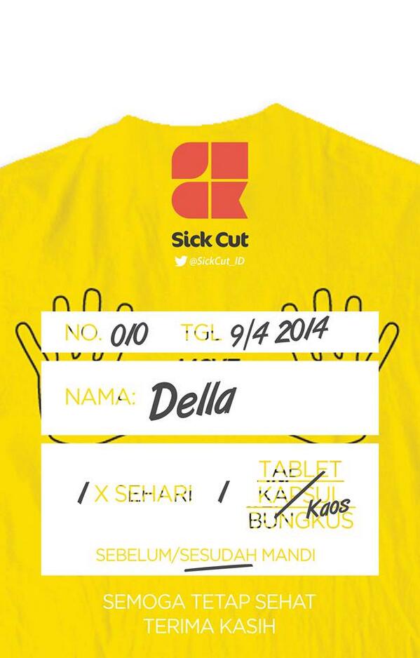 SickCut_ID's tweet image. Kemasan Kami!

Mau pesan sekarang? 
085216716082
FB: Sick Cut Indonesia