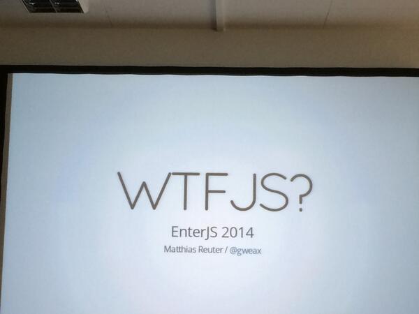 Orangecoding's tweet image. #wtfjs #ejs14