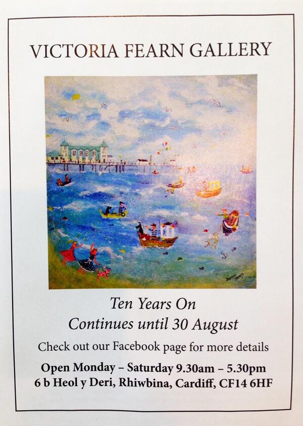 fearngallery's tweet image. Featuring Penarth Pier by Therese James in July issue of Welsh coastal life @ThereseJames1 @hannahborder @PenarthView