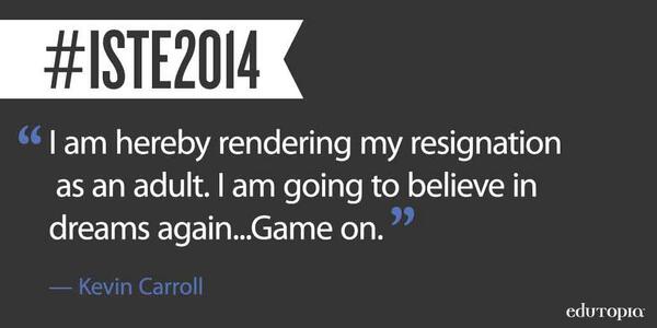 bliedahl's tweet image. Yes! #ISTE2014