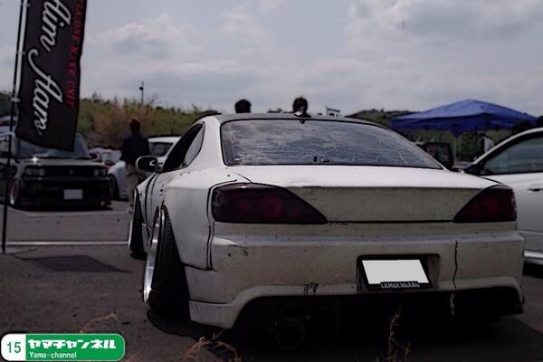 Twitter पर ヤマチャンネル 不正改造車取締り強化月間 お疲れ様でした Nissan Silvia S15 Hellaflush Slammed ハミホイ Flim Flam S15の集い ドリフト天国今月号p160掲載車両 Http T Co Vwbmqeb0cu