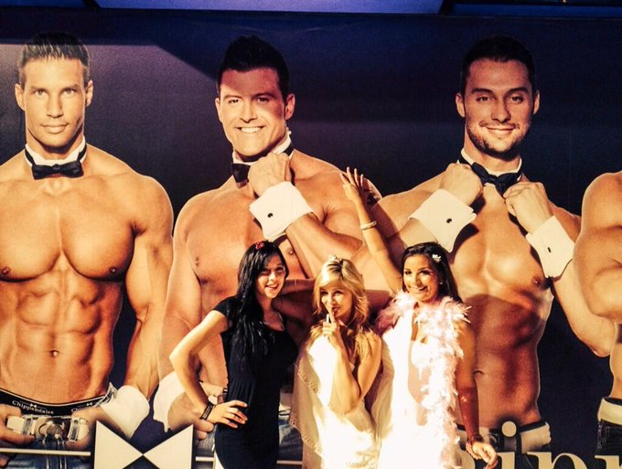 We took her to see the Chippendales for her 21st birthday!
"It's raining men! Hallelujah!" 
?
?
@Chippendales