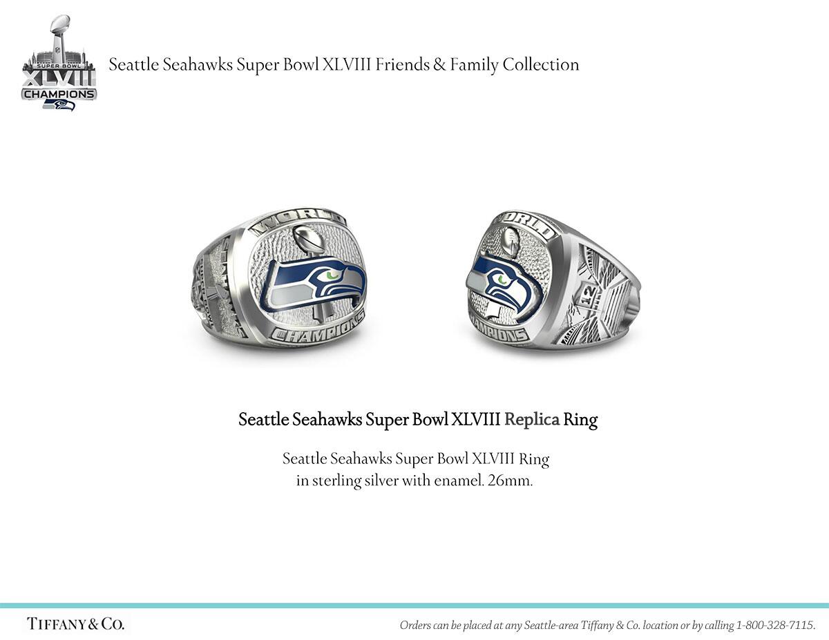 Seahawks super bowl shop ring replica