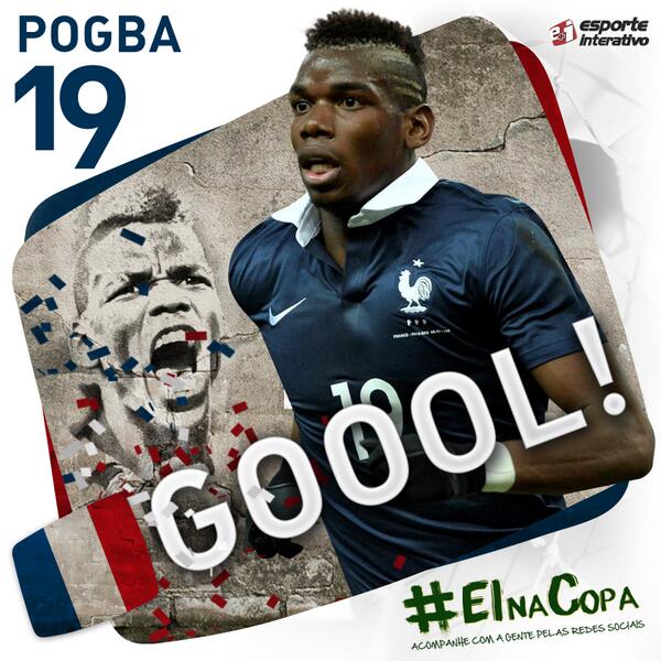 TNTSportsBR's tweet image. GOOOOOOOOOOOOOOOOOOL DA FRANÇA! Após cobrança de escanteio, Enyeama sai mal e Pogba cabeceia para o gol! #FRA 1x0#NGA