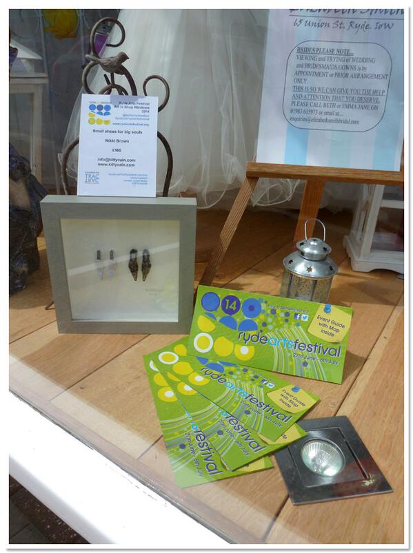 Magical little shoes by Nikki Brown in Elizabeth Smith, Ryde. Others around Ryde, can you find them?! @rydeartsfest