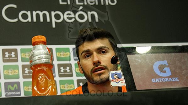 Cooperativa's tweet photo. Paulo Garcés: No dudé cuando se dio la posibilidad de #ColoColo http://t.co/1BL8zVHatg http://t.co/TXpuFzQyKb