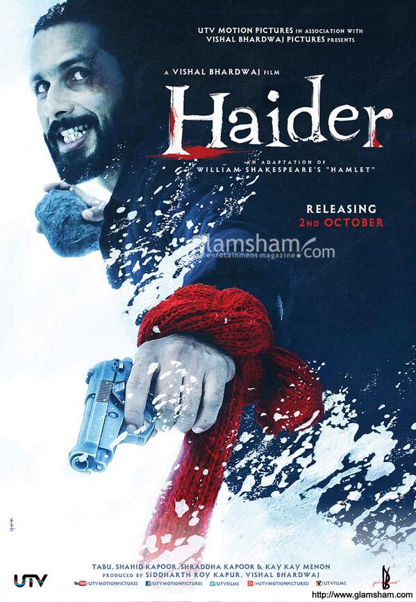 iam_nick7's tweet image. Another killer poster from @shahidkapoor-@ShraddhaKapoor starrer #Haider: bit.ly/1k15GBw  #HaiderFirstLook http://t.co/bLu9EOpKiL"