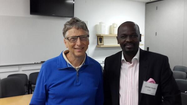 JulianKyula's tweet photo. Spent the day with Bill Gates today.Learnt so much in just a day-what an amazing couple.The future is innovated into! http://t.co/ujEjeuvTTt