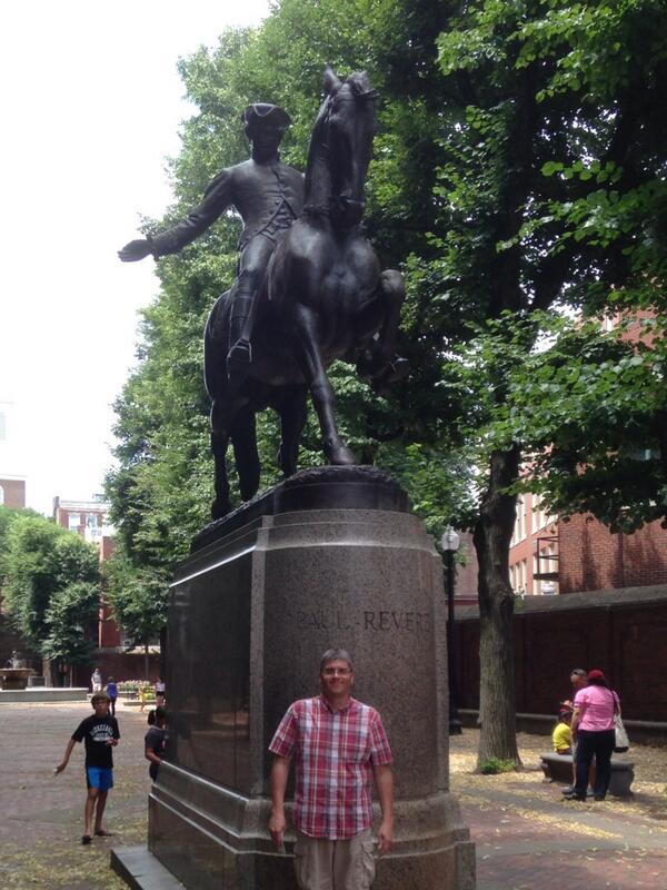 ochsfamily's tweet photo. One if by Land Two if by Sea! @rushtwoifbytea #PaulRevere http://t.co/o9gBpIouc8