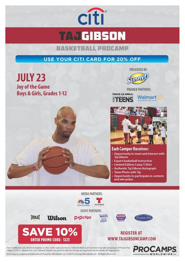 thewrighttouch3's tweet image. Join me at Taj  Gibson camp, I'll be coaching &amp;amp; bring one camper for free!