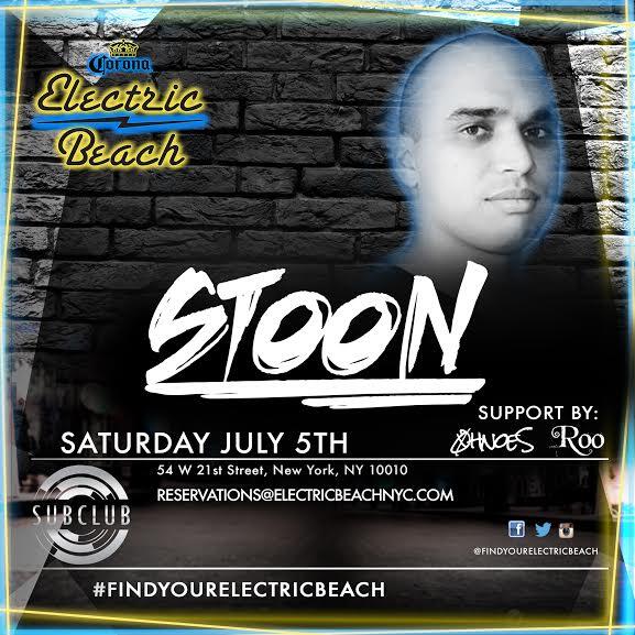 electricbeachny's tweet photo. This Saturday we will have @djstoon at @SLATENY http://t.co/ppdOwS3zyJ