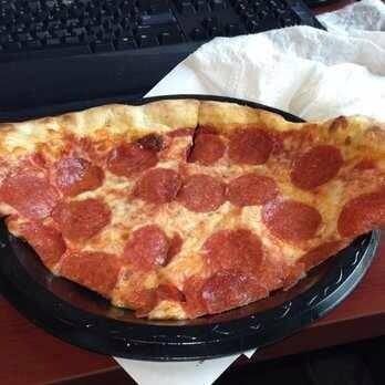 We sell pizza by the slice!
