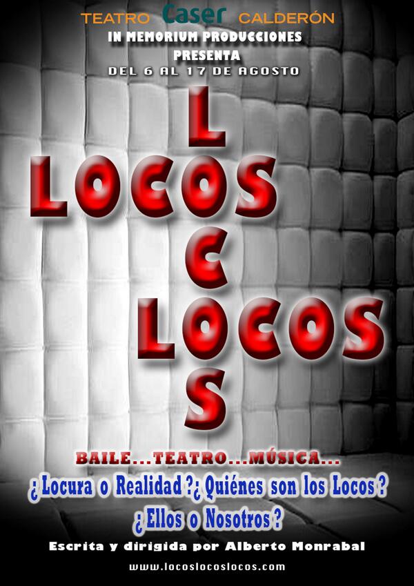 GRAN COMEDIA-MUSICAL DEL AÑO TEATRO CALDERON MADRID 
DEL 6 AL 17 DE AGOSTO 
NO TE LA PUEDES PERDER