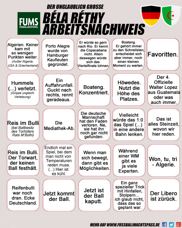 fums_magazin's tweet photo. Verlängerung! Wir machen Feierabend. Mehr Béla #Réthy halten selbst wir nicht aus. #GERALG #wm2014 http://t.co/mNEP5XvweM