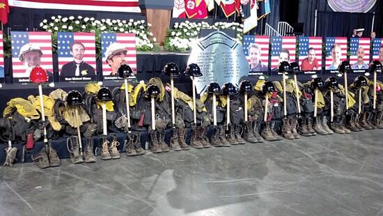 Join us in moment of silence at 4:42p MST to honor the loss of #GraniteMountainIHC #Yarnell19 #Prescott19 #AZFire