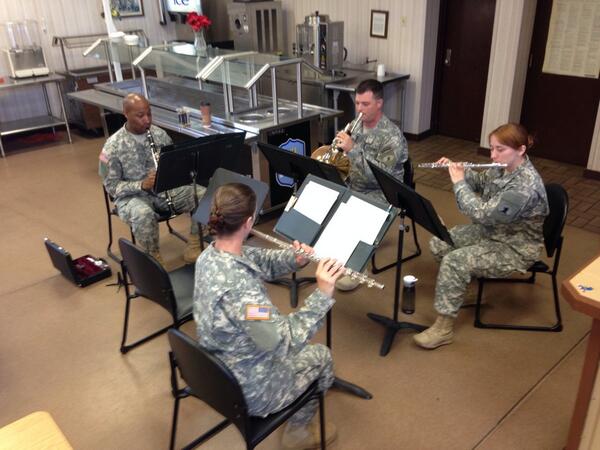 Woodwind quintet rehearsal this afternoon!