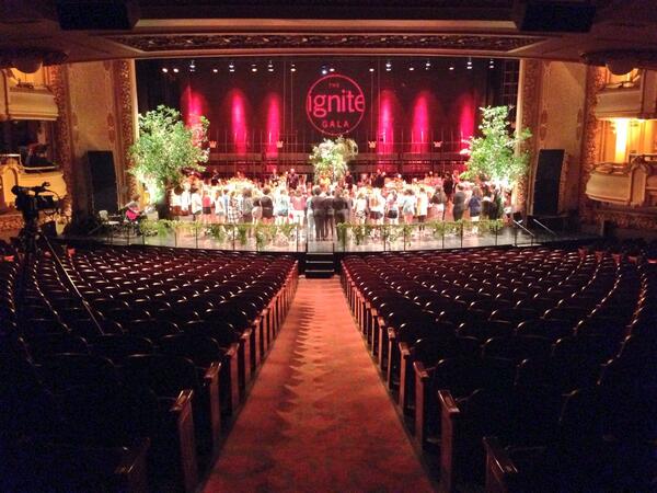 BAM_Brooklyn's tweet photo. RT @GPfood: Putting the final touches on tonight's #BAMignite Gala - so excited to start the celebration! http://t.co/zSBANp9ypi