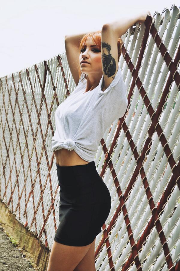 ThreadSociety's tweet photo. @kaseykochanski showing how to pair The Perfect V with a sexy but chic pencil skirt! #threadsociety #fashion http://t.co/33M8TtGL1e