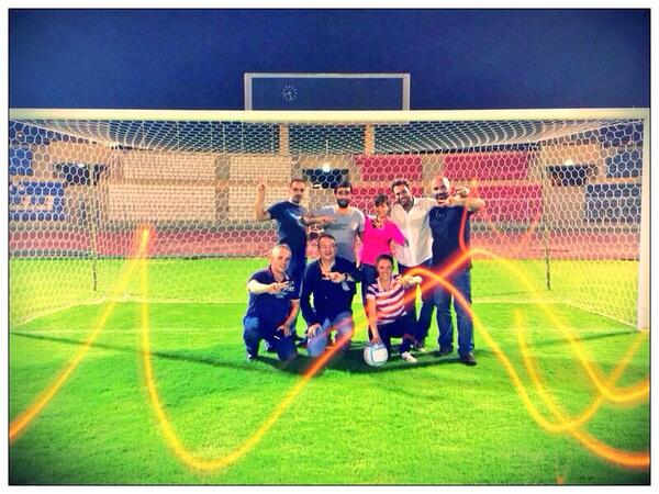 mouawadnicolas's tweet photo. Some of the members of the "HADAF" team live from #Oman 😊

"HADAF"⚽️, a Daily Live #show on Oman TV.  @BassemCHRISTO http://t.co/ceCCRUuWXE