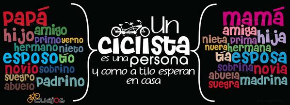 BiciAyuda_'s tweet photo. .@bicicuajos: #QuieroConfiar que la gente sabe qué es un #ciclista. #NiUnaBiciBlancaMas #NosEsperanEnCasa http://t.co/K8wBjKDq24