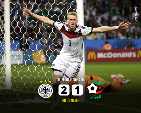 les_fennecs's tweet photo. RT “@lequipe: L'Algérie sort la tête haute ! #ALLALG http://t.co/VQv79QbTxL”