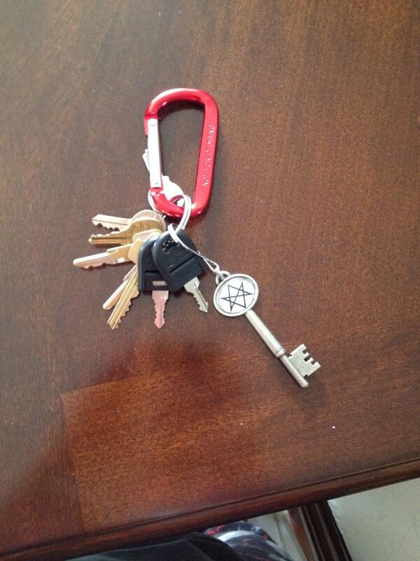 BadMagickProd's tweet photo. @rthompson1138 @AdamGlass44 became a manager at work so I put a Women of letters key on my work keys. http://t.co/wYe0OguEBo