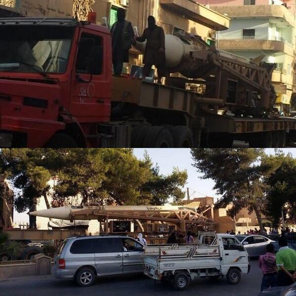 AJELNEWS24's tweet photo. ظهور صاروخ سكود طويل المدى لدى تنظيم #داعش ..والجميع ينتظر توجيهه إلى #إسرائيل بعد أن أصبحت #غزة_تحت_القصف الصهيوني
- http://t.co/Bb5CLeHpQG