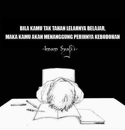 bila kamu tak tahan lelahnya belajar, maka kamu akan menanggung perihnya kebodohan https://pbs.twimg.com/media/Brab0fhCcAElcFX.jpg