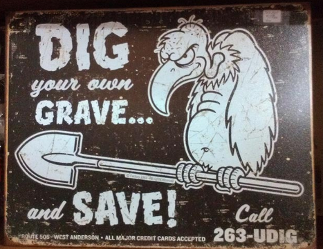 funeralOne's tweet image. Going above and beyond planning your own funeral... #funeralhumor