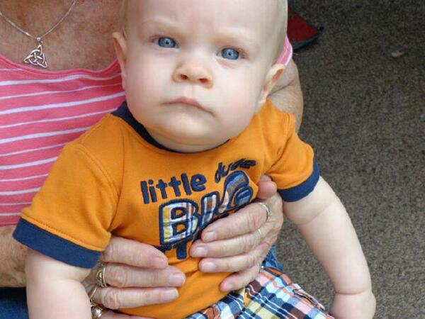 Chef_Bourdeau's tweet photo. My favorite little man being very serious http://t.co/EwvZNbkBqV