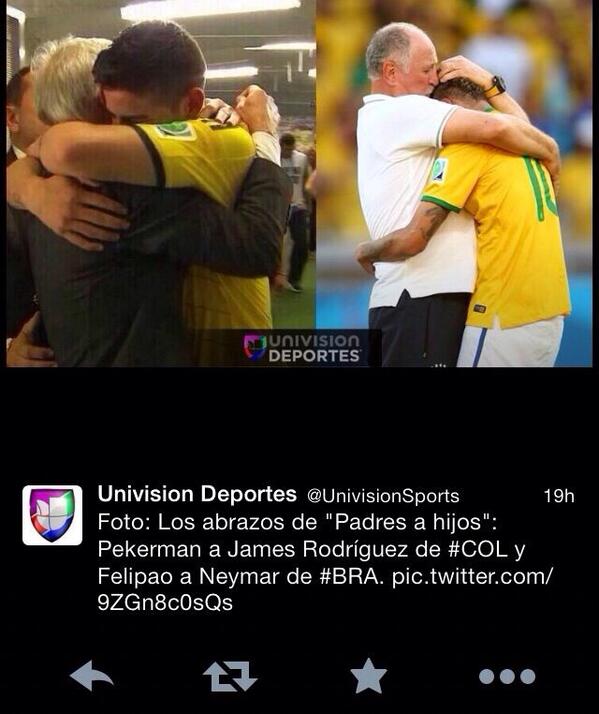 SilSefrin's tweet photo. Neymar x James http://t.co/eevBgzJkt8