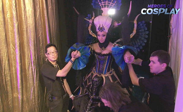 .<a href="/YayaHan/">Yaya Han</a> is praying for a #HeroesofCosplay miracle. RT if you’re nervous for our cosplay queen.