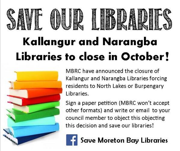 SaveMBLibraries's tweet image. Let's share the word everywhere! (you can get a petition by emailing savemblibraries@gmail.com)