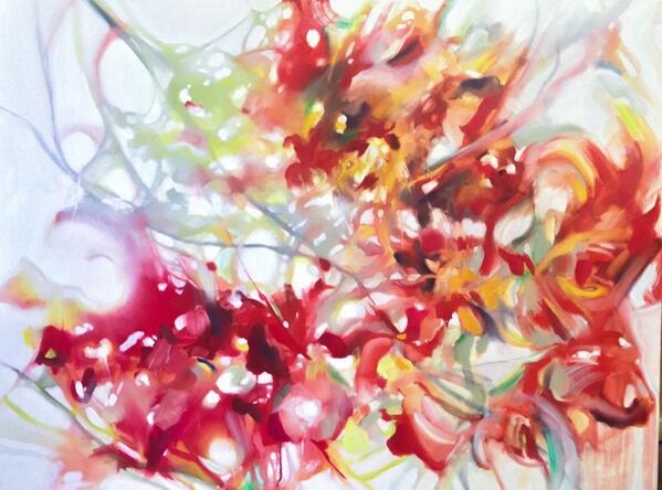 alisonjardine's tweet photo. 'First Light' 36"x48" oil on canvas #painting http://t.co/olfvH9MrHc #art