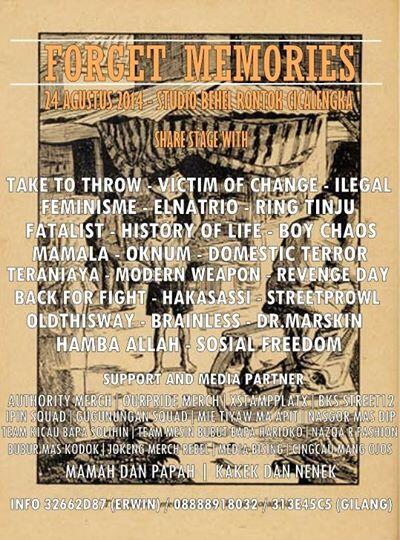 24 agustus at studiomusik behel rontok (cicalengka) w/ <a href="/tkthrwbdg/">tkthrw</a> , <a href="/VOCBDG/">VICTIM OF CHANGE</a> , @FEMINISMEpunk , @elnatriohc