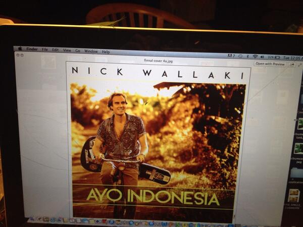 Just as I finish making album cover, lil grass hopper jump on my screen to say hi looks good mate. #omen