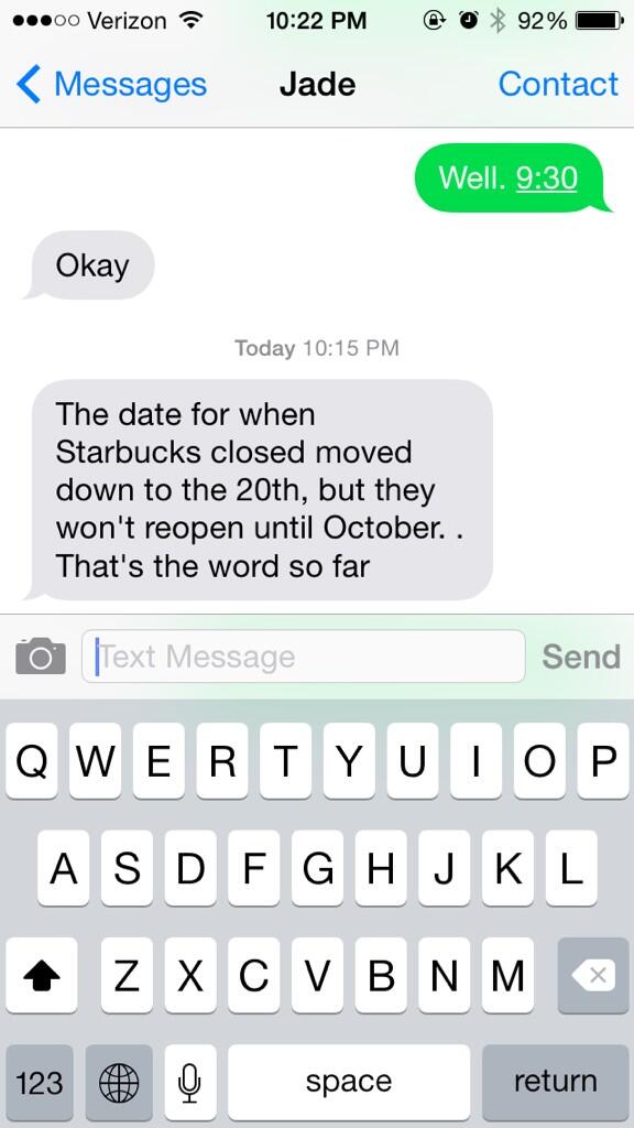 TweTweets226's tweet image. Starbucks. #itsthatdeep
