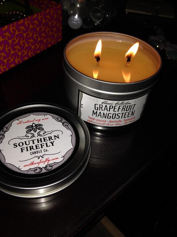 New favorite! 😍 #GrapefruitMangosteen #SouthernFirefly #tennessee #candleobsession