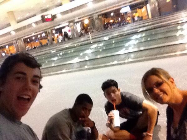 JoeStuart_'s tweet photo. Layover in Denver w/ @Panganibatman and @JazzWilson_ on the way home from Nationals #oasc2nasc #leftbehind #goinghome http://t.co/pDYNuGErmk
