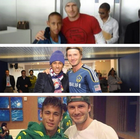 FootballFunnys's tweet photo. Beckham and Neymar http://t.co/26I7n8eT57
