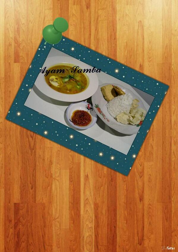 we_lauw's tweet photo. Special Today's:Ayam Samba http://t.co/n0ow6YDtfv