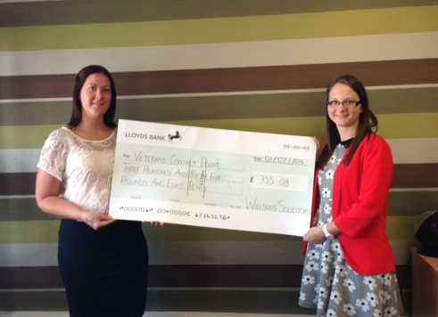 WillsonsLegal's tweet photo. We raised £355.08 on Saturday for @ArmedForcesDay!  Thank you to all who came along to support this cause! http://t.co/csDG7XO1tR