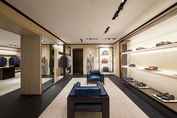 The new Couture Room in #Milan designed by Peter Marino to host the Ermenegildo Zegna Couture collection
