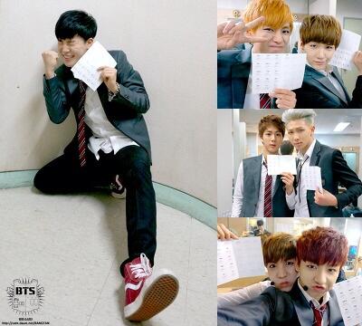 BTS_ARMY's tweet photo. [STAFF DIARY] Skool Luv Affair 출석체크 @BTS_twt 13 http://t.co/oE2Oo7NdQI