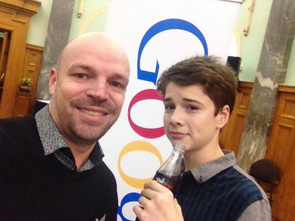 Huge congrats to Angus - winner of the major prize and now heading to Google in oz!