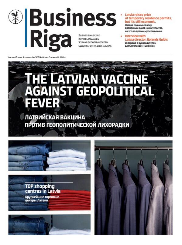 BusinessRiga's tweet photo. Jaunajā žurnāla numurā meklē interviju ar @LaimaSaldumi direktoru un tirdzniecības centru topu http://t.co/RXXp9NpnDi http://t.co/CTa89V1BwY