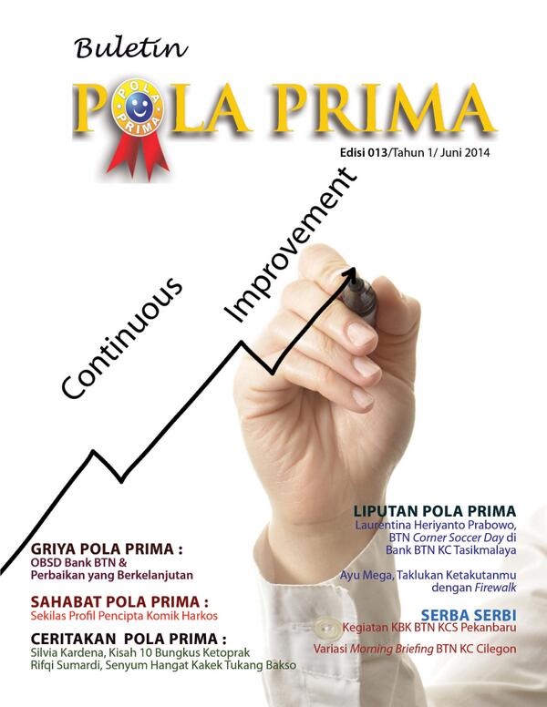 Sahabat Pola Prima sudah baca Buletin Pola Prima Edisi Juni 2014? Bisa pesan softcopy-nya ke btnpolaprima@gmail.com