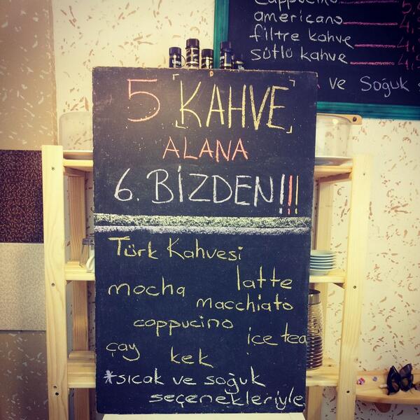 5 kahve alana 6. bizden !!!