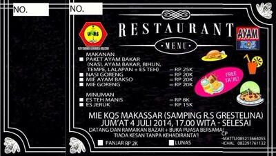 Datang dan ramaikan bazar @ukms_ittelkom tanggal 4 juli jam 5 sore di Mie KQ5 sekalian silatuhrami juga :)