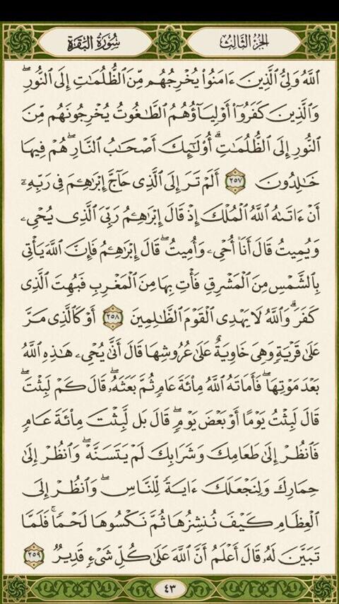 Quran_4Ramathan's tweet photo. ص ٤٣ ✨ http://t.co/qjr3hcra2R
